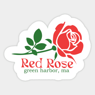 Red Rose Sticker